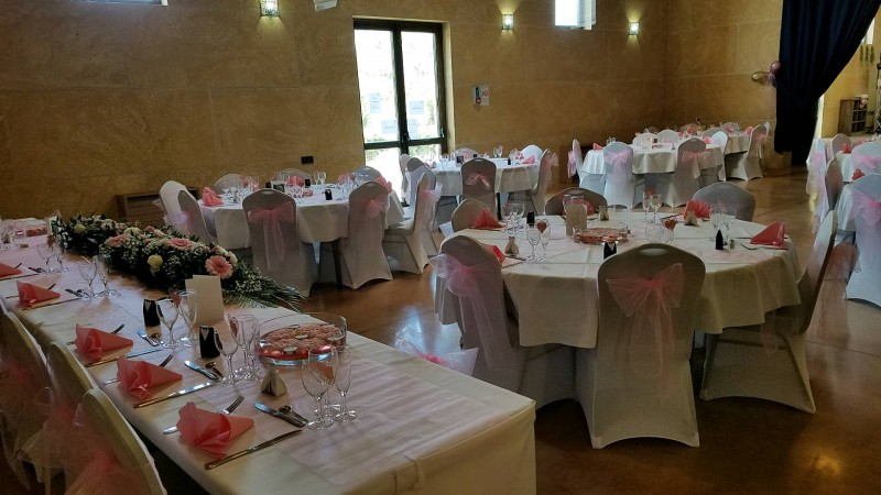 Belle salle pour un mariage au Domaine Croix de Félix